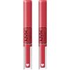 NYX Professional Makeup Shine Loud Rossetto Tonalità Movie Maker No Transfer Ultra-Pigmentato Gloss Brillante Lunga Tenuta 16h Finish Lucido Colore Intenso Formula con Oli Nutrienti - 2 Rossetti