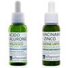 LASAPONARIA La Saponaria | Kit 2 Sieri Viso Idratante e Purificante: Acido Ialuronico Multi Peso Rimpolpante + Niacinamide & Zinco Sebo-Equilibrante Anti-Imperfezioni, 2x30 ml