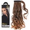 JaDy Coda per Capelli in Fibra Sintetica - Leggera, Morbida e Naturale (CODA NOEMI 45CM FISSAGGIO CON VELCRO - COLORE BLOND BIONDO PLATINO)