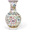 fanquare Vaso smaltato europeo, piccolo vaso floreale in porcellana per la decorazione domestica, classico vaso di fiori in ceramica per tavolo, 13,5 cm