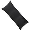 ELYSYSRL Federe Cuscini 50x70 60x80, Copricuscini 50x100 50x137 50x152 cm Copri Cuscini Per Divano Letto Rettangolare, Federe per Cuscini Decorativi Quadrato con Cerniera Invisibile(Black,50x100cm/1 PC)
