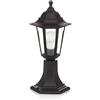 Lindby Lampada da esterni dimmerabile (Antico) colore Nero, lampioncino paletto luminoso lampada viale lampione