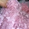 Vayliro 1 yard tessuto in tulle, larghezza 130 cm, ricamo 3D, in pizzo, in tulle, per lavori fai da te, cucito, abito da sposa, costumi, decorazione per la casa, rosa chiaro