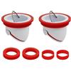 OemClima Valvola antiodore per scarico pavimento bagno antinsetti magnetica filtro griglia per piatto lavanderia toilette fogna sifone lavabo piletta doccia anti capelli antirefluss (2pcs 40-48mm)