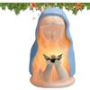 Zegaqae Lampada Notturna Della Madonna | Artigianato Per Illuminazione Calda E Rilassante | Luce Notturna Per Le Feste - Per Decorazione Casa Camera Da Letto Asilo Stanza Universitaria Compleanno