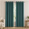 VKZ Tende Oscuranti Effetto Velluto con Occhielli, Set da 2 Pannelli 140 x 290 cm, Tende Termiche Isolanti per Interni Camera da Letto Soggiorno,Tiffany