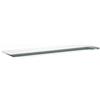 Bolis Italia BA1B045HF2T1 - Mensola Vitra in vetro temperato di sicurezza, 45 x 12 x 0,6 cm, trasparente