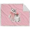 Caleffi Coperta Plaid Pink cm 130x160