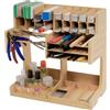 Bucasso Supporto per kit di modelli in legno con materiale MDF, supporto per vernice, portacacciavite/pennello, per vernici e utensili Tamiya, GK1