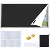 Zaxiva Tenda avvolgibile oscurante senza fori, 400 x 148 cm, 100% oscurante, non classica avvolgibile, protezione solare per finestre interne e lucernari oscuranti per Velux, portatile da viaggio