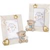 PuntoCasaStore Bomboniere TEO Orso 2025 Idee Regalo Nascite Battesimi e Compleanni (Celeste, 1 PZ Portafoto Cornice TEO Orso 16x19 cm 2 Ass.)