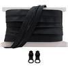 JYC CREATIVE 1 Metro Chiusure Lampo Impermeabile + 2 Cursori per cucire e montare la cerniera su misura, cerniera per cucire su vestiti, neoprene, impermeabile, (1 Metro, Rete 3 mm)