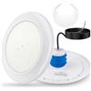COOLWEST Proiettore Piscina LED con Filettatura 1 1/2, 25W Luci Piscina Bianco Freddo, Ø180mm, 12V AC/DC IP68 Impermeabile Luce per Piscinas Cemento Gradini, 6000K