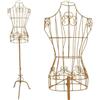PrimoLiving Manichino da sartoria in metallo, altezza regolabile, P-12895, oro