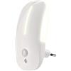 Lunartec Luci notturne - luce notturna con presa: LED presa notturna con sensore di movimento, Sensore di movimento e crepuscolare, 8 LED (luce, da, bambino)
