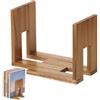 Generico Supporto Porta Vinili - Porta LP in Legno Espandibile Fino a 2060 Dischi | Ripiano Album | per Scrivania Tavolo Mobile Soggiorno Camera da Libri Riviste