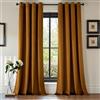 MIULEE Tende Velluto Marrone Oro per Interni Tenda Moderne, Eleganti Tenda per Camera da Letto Salotto e Soggiorno, 2 Pezzi Tende Oscuranti Termiche per Interni Velluto con Occhielli L 140 x A 225 CM