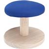 lyrlody Asse da Stiro per la Casa con Bordo Elastico, Forma Rotonda Stabile, Tavolo da Cucito con Piano in Legno, Piccolo Asse da Stiro per Stanze di Cucito e Artigianato (sgabello da