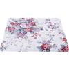 SaRani Copridivano Fiocco 1 2 3 4 Posti Cotone Ottoman Tinta Unita Salva Divano Colori (Fiori rosa, 3 posti)