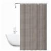 OISE ART STORE Trade Shop - Tenda Doccia Vasca Bagno Effetto 3D Nido d'Ape Tortora 240x200 Cm 12 Ganci 87604 -