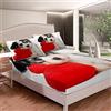 Loussiesd Set di lenzuola per cuccioli di cane, ragazzi,con stampa di cane, con animale, lenzuolo con angoli 3D, con stampa di cane, di biancheria da letto, 2 pezzi, per letto singolo