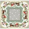 IL MAGGIOLINO | Centrotavola Gobelin 100x100 cm, Tessuto Gobelin Orlato, Made in Italy