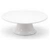 LEONARDO LUXURY HOME DESIGN Alzata per Torta Dolci Porcellana con Campana in Vetro Diverse Dimensioni Decorazione Frutta Dessert Eventi Buffet (24,5cm Senza Cupola)