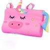 LUKIUP Cuscino Asilo 3-6 anni con Federa, Cuscino Bambini Cuscino Bambino, Con Animali Kawaii, Ergonomico, Traspirante e Delicato Sulla Pelle, Lavabile a Partire dai 3 Anni in su