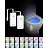 PZSUNLY WC Luce Notturna Led, IP65 Impermeabile,16 RGB Colori, 2 pezzi