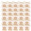 HAPZUR Scatoline Albero della Vita, 30 Pezzi/Set, Decorazione Angelo Custode, Cresima Matrimonio, Portaconfetti e Segnaposto in Carta Kraft per Caramelle, Comunione Bambino