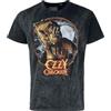 Ozzy Osbourne Logo Bark Uomo T-Shirt Antracite L 100% Cotone Regular