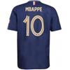 Kingdo Maglia da Calcio Mbappe Francia Home 2024-2026 - Bambino e Adulto - Ragazzi - Uomini - Maglietta Sportiva - Abbigliamento Sportivo