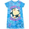 Pokémon Camicia da Notte delle Ragazze Snorlax Si Illuminano al Buio Multicolore 8-9 Anni