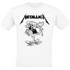 Metallica Hetfield Skates Uomo T-Shirt Bianco S 100% Cotone Regular