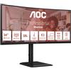 AOC CU34E4CV (3440 x 1440 pixel, 34"), Monitor, Nero