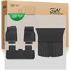 3W Tappetini per Tesla Model Y 2025 2026 Juniper per Standard 2026, Premium e...
