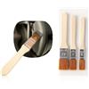 FOLIATEC Set di pennelli per verniciatura per il kit di verniciatura delle pinze dei freni, 3 pezzi