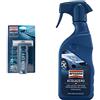 AREXONS RAIN OFF Idrorepellente vetri auto, 100 ml repellente pioggia, trattamento vetro auto cristalli puliti & 1044147 Acquazero Pulizia Lavaggio e Lucidatura Auto Senza Acqua
