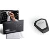 Audi 80A087009 Profumatore Singleframe per Auto, Orientale, Ricaricabile, Colore: Nero & Panno di pulizia per display touch