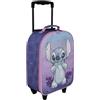 Undercover - trolley per bambini Stitch - scomparto principale spazioso - compagno di viaggio ideale - manico telescopico regolabile e bloccabile