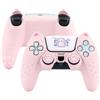 GeekShare Custodia protettiva in silicone antiscivolo per PS 5 per controller PS5 con zampa di gatto
