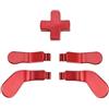 TNP Products TNP - Pagaie per controller Elite, compatibili con controller Xbox Elite Series 1, 2 e Core - Accessori 5 in 1 di ricambio in metallo in acciaio inossidabile e parti D-Pad, rosso