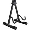 GEWA supporto per chitarra A-Style - per chitarra elettrica/basso elettrico - pieghevole - larghezza regolabile - appoggi in gomma - 43 cm di altezza - nero - GS-40EB