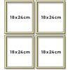 Schipper Noris Spiele 605170704 Dipingi con i Numeri Quattro - Telaio, 18 x 24 cm
