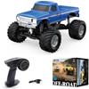 ARRIS Mini Crawler RC 1/36, JIABAILE 3601 Auto RC Fuoristrada 4WD con Telecomando 2.4G, Batteria e Luci RTR per Adulti, Hobby e Regali (Blu)