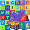 Spielwerk® Tappeto Gioco Bambini Puzzle XXL da 86 Pezzi 3,3m² Tappetino per Gattonare Lettere Numeri Apprendimento Tappeti Colorati Bimbi Cameretta