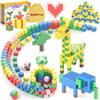 HaoVrisn Costruzioni Magnetiche per Bambini, 60 Pezzi Blocchi Magneti Bambini, Giocattoli Educativo Montessori Cubi Magnetici - Regalo Bambino e Bambina 3-9 Anni (2.5CM*2.5CM)