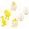Garneck 6pezzi Giocattoli Educativi Simulazione Galline e Anatre Per Modelli Di Animali Per Decorazione e Apprendimento Giocattoli Pratici e Divertenti Per Casa e Ufficio