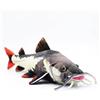 PuffPurrs Pesce Gatto a Coda Rossa Peluche Realistico 54cm Stampa HD - Pesce dell'Amazzonia Giocattolo Morbido per Appassionati di Natura