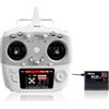 ATA HOBBY Radiolink T12D 12CH 2.4G RC trasmettitore R12F ricevitore, supporta ELRS/Crossfire moduli a lungo raggio, 50 modelli di archiviazione, telecomando RC a lungo raggio 4 km per aeroplani RC, droni,